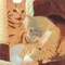 Pet Adobe 3-tier 34.5-inch Cat Tree Multilevel Tower with Scratching Posts, Ladder and Toys for Cats/Kittens 599663DNS - alternate 5